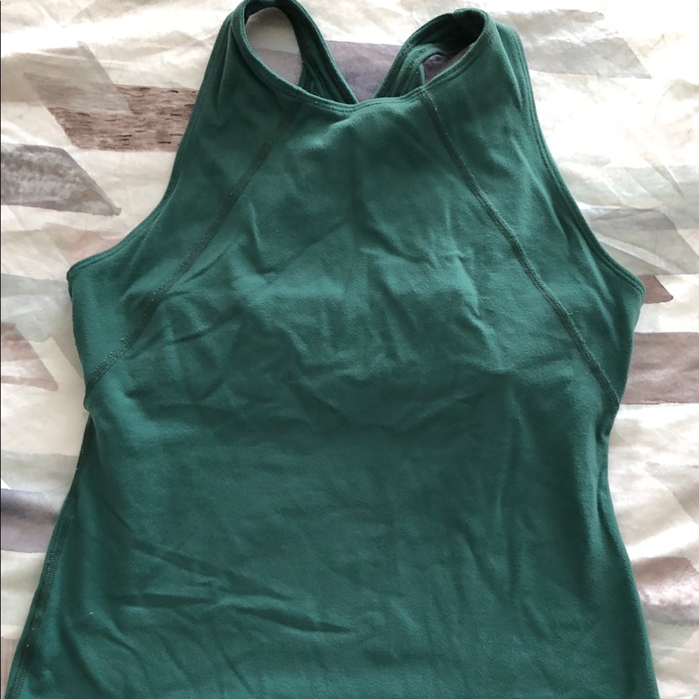 Green beyond yoga tank